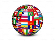 Country Flags As Globe