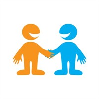 Two Figures Handshake